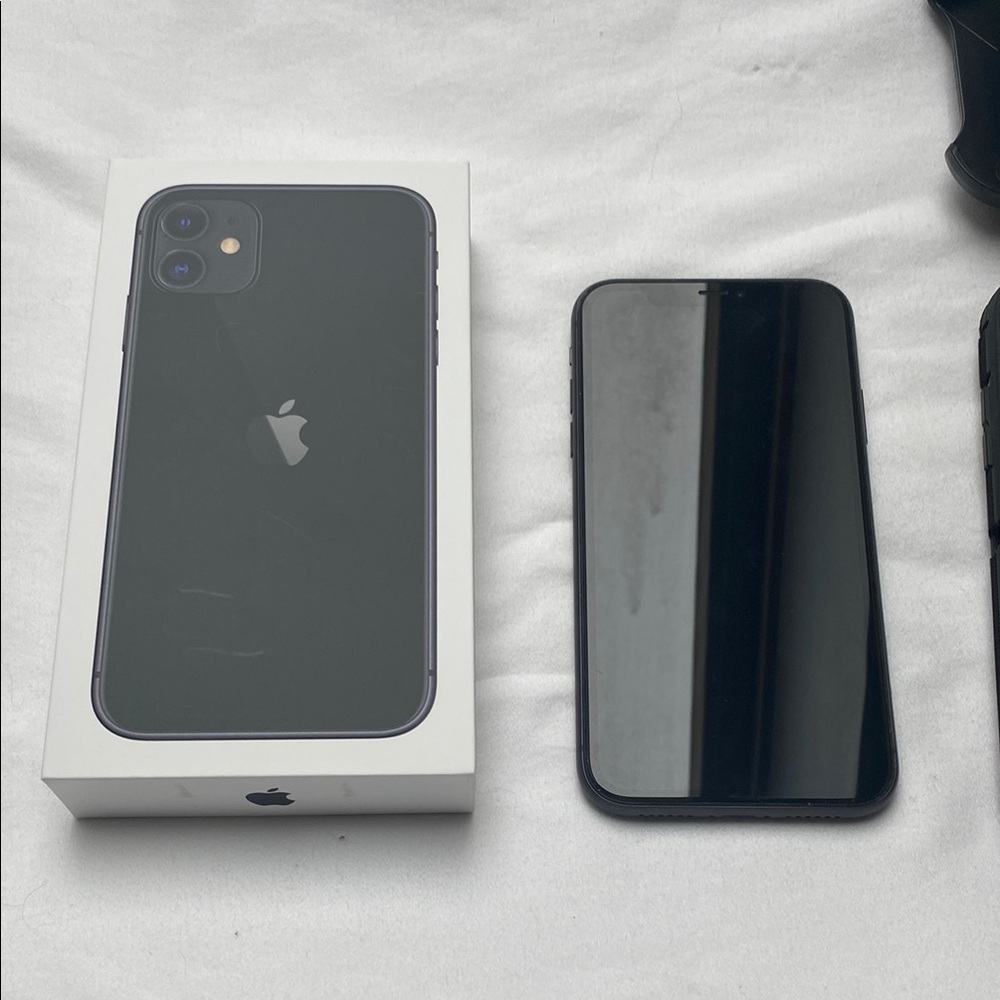 Apple iPhone in Black with Black Box